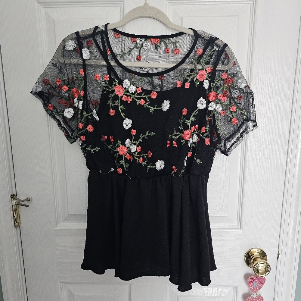 Beautiful embroidered top